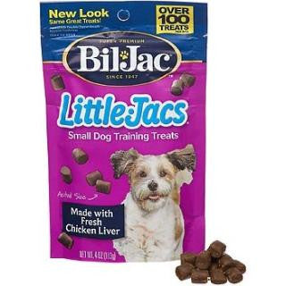 Bil-Jac Little Jacs Liver Small Dog Training Treats 4 oz.