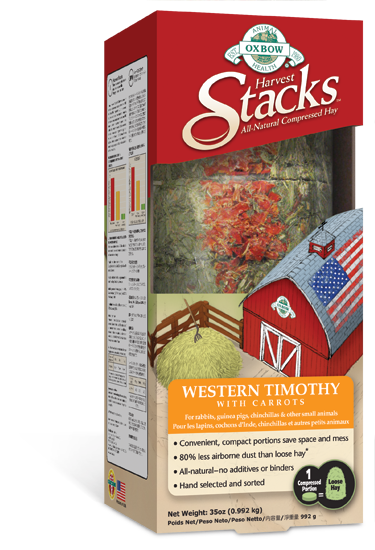Oxbow Harvest Stacks Western Timothy With Carrot 35 oz.