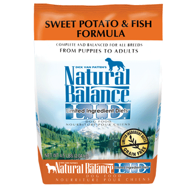 Natural Balance Limited Ingredient Diet Fish & Sweet Potato Dry Dog Food 26 lb.
