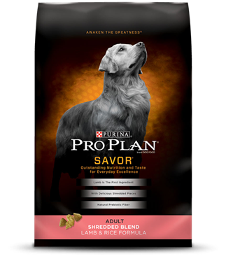 Pro Plan  Savor® Adult Shredded Blend Lamb & Rice Formula 35 Lb