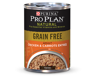 Pro Plan Adult Grain Free Classic Chicken & Carrots Entrée 13 oz