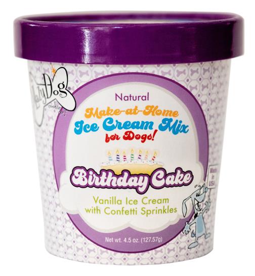 Lazy Dog Make at Home Ice Cream Mix Birthday Cake Flavor 4.5 oz