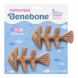 Benebone Fishbone Dog Chew Puppy 2 Pack