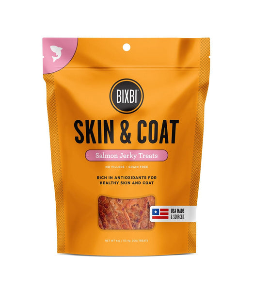 Bixbi Skin & Coat Salmon Jerky Treat 4 oz