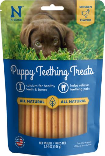 N-Bone Puppy Teething Sticks Treat 3.74 oz