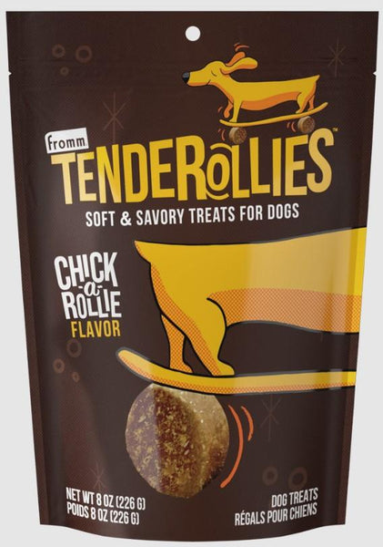 Fromm Tenderollies Chick-a-Rollie Flavor Soft & Savory Treats for Dogs 8 oz