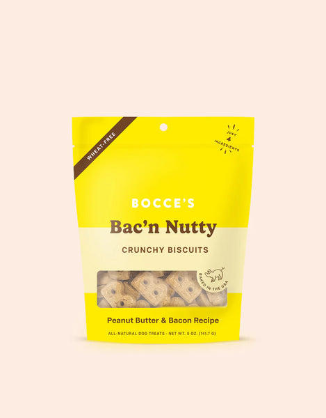 Bocce's Bakery Bac 'N Nutty Dog Biscuits 5 oz