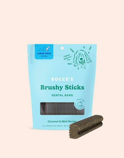 Bocce's Bakery Brushy Stick Dental Bar Dog Treat Large 16 oz
