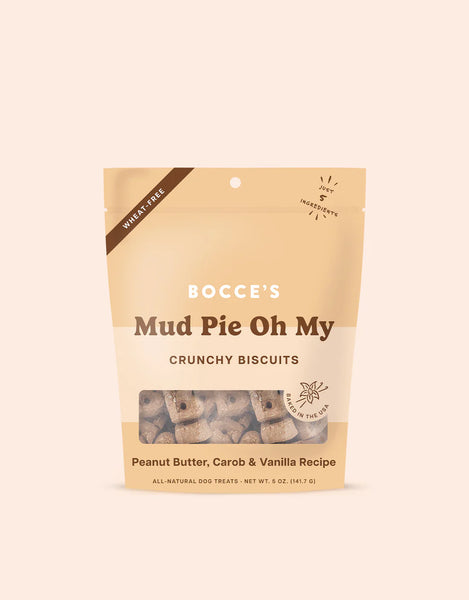 Bocce's Bakery Mud Pie Oh My Dog Biscuits 5 oz