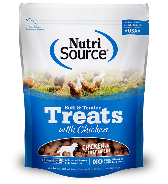 NutriSource Crunchy Cat Treats Turkey & Chicken Recipe 3 oz
