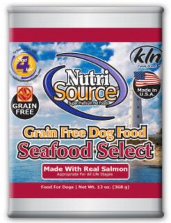 Nutri Source Grain Free Seafood Select Can Dog Food 13 oz