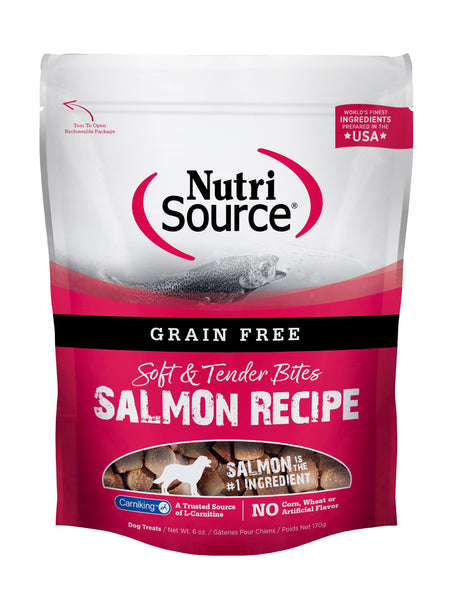 Nutri Source Grain Free Salmon Bites 6 oz