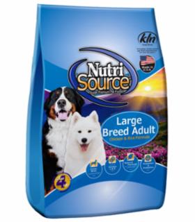 TUFFY'S NutriSource Large Breed Dog Chicken/Rice 33#