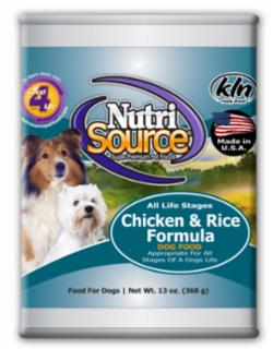 TUFFY'S NutriSource Dog Chicken/Rice Can 13 oz
