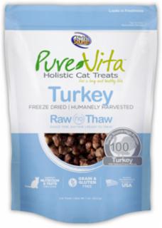 Pure Vita Freeze Dried Turkey Cat Treat 1 oz