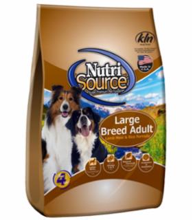 TUFFY'S NutriSource Large Breed Dog Lamb/Rice 33#