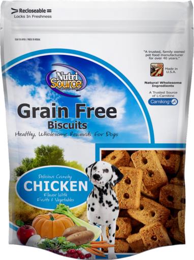 NutriSource Grain Free Chicken Biscuit 14 oz