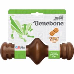 Benebone Dog Zaggler Peanut Butter Large