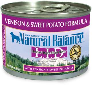 Natural Balance LID Sweet Potato & Venison Canned Dog Formula 6 oz