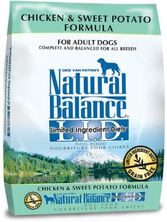 Natural Balance LID Chicken & Sweet Potato Dry Dog Food 13#