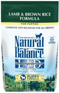 Natural Balance LID Lamb/Brown Rice Puppy 4.5#