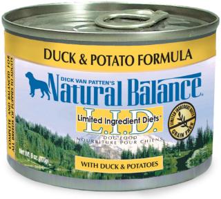 Natural Balance Limited Ingredient Diets Duck & Potato Canned Dog Food 6 oz.