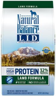Natural Balance LID High Protein Lamb Dog Formula 4#