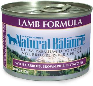 Natural Balance Lamb & Rice Can Dog 6 oz.