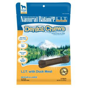 Natural Balance LIT With Duck Meal Dental Chew Regular