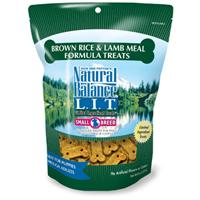 Natural Balance LIT Brown Rice & Lamb Meal Treats 8 oz.