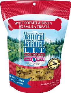 Natural Balance LIT Sweet Potato & Bison Meal Treats 8 oz.