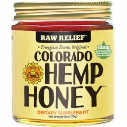 Colorado Hemp Honey Raw Relief Jars 6 oz