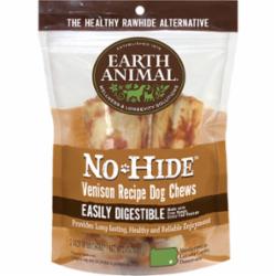 Earth Animal Dog No-Hide Venison 4 in 2 Pack