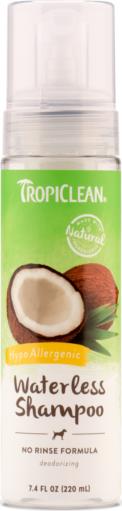 Tropiclean Waterless Shampoo Hypoallergenic 7.4 oz