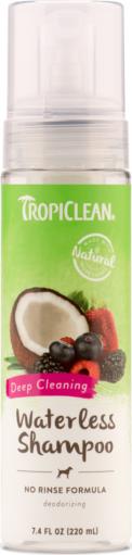 Tropiclean Waterless Shampoo Deep Cleaning 7.4 oz