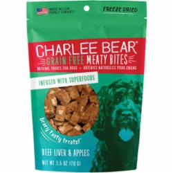 Charlee Bear Meaty Bites Beef & Apple 2.5 oz
