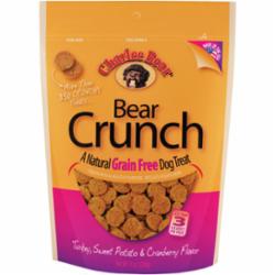Charlee Bear Dog Turkey & Sweet Potato Crunch Treat 8 oz