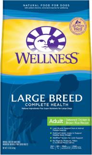Wellness Complete Health Large Breed Adult Health 15 lbs