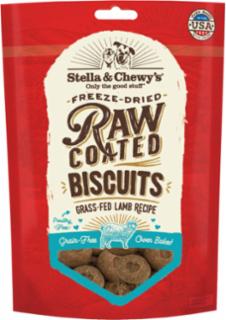 Stella & Chewy's Raw Coated Biscuits Grass-Fed Lamb Recipe 9 oz
