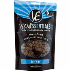 Vital Essentials Freeze Dried Beef Nibllets 2.5 oz