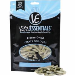 Vital Essentials Minnows Freeze-Dried Grain Free Family Size Treats, 2.5 oz
