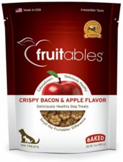 Fruitables Crispy Bacon & Apple Crunchy Dog Treats 7 oz