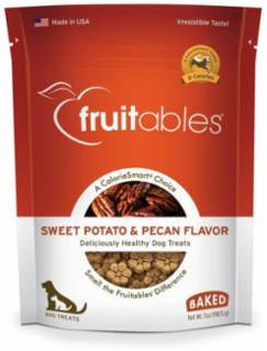 Fruitables Sweet Potato & Pecan Flavor Dog Treats 7 oz.