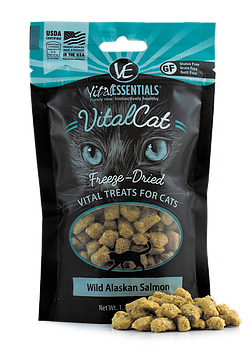 Vital Essentials Freeze-Dried Vital Cat Treats Wild Alaskan Salmon 1.1 oz