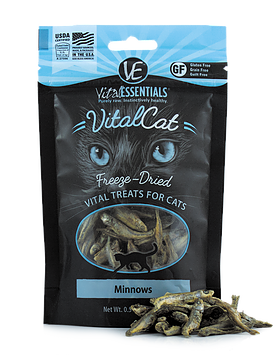 Vital Essentials Freeze-Dried Vital Cat Treats Minnows .5 oz