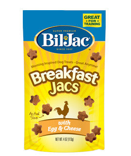 Bil-Jac® Breakfast Jacs® with Egg & Cheese Treats 4 oz