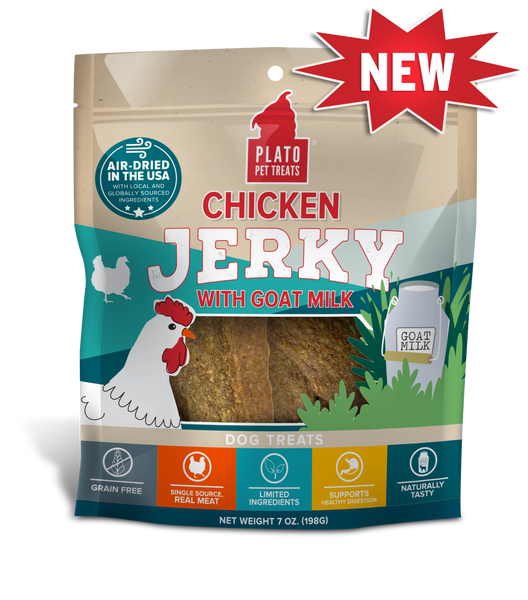 Plato Jerky Chicken With Goat's Milk 16 oz