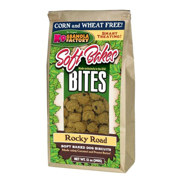 K9 Granola Factory Soft Bakes Bites Rocky Road Dog Biscuits