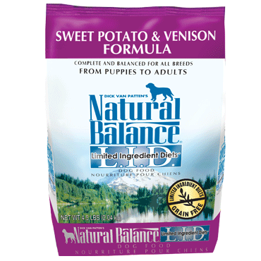 Natural Balance Limited Ingredient Diet Venison & Sweet Potato Dry Dog Food 4.5