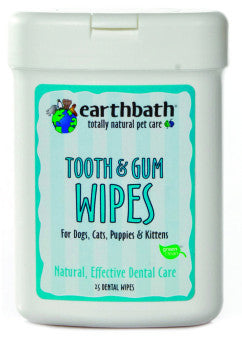 Earthbath Tooth and Gum Wipes